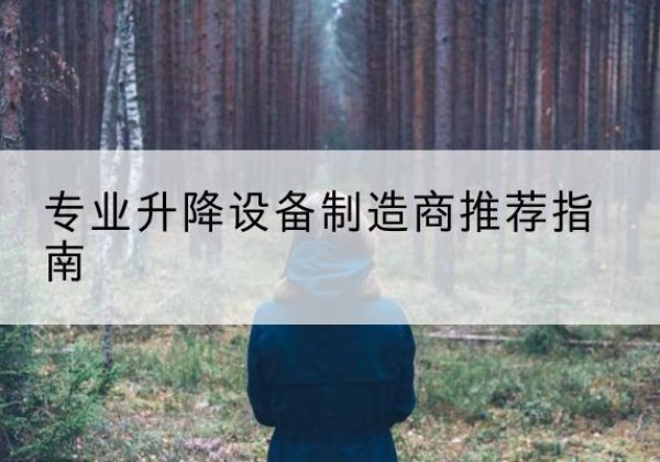 德惠电动剪叉升降平台厂家-专业升降设备制造商推荐指南